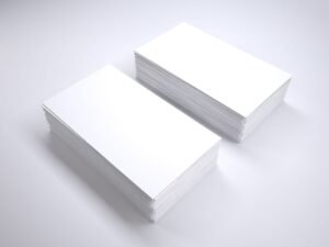 400 GSM with Glossy Lamination Size: 9x5.5cm
