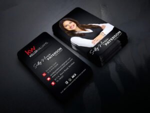 BUSINESS CARD, 400 GSM, MATT LAMINATION, ROUND CORNER