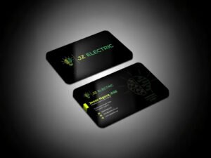 BUSINESS CARD, 400 GSM, MATT LAMINATION, SPORT UV, ROUND CORNER