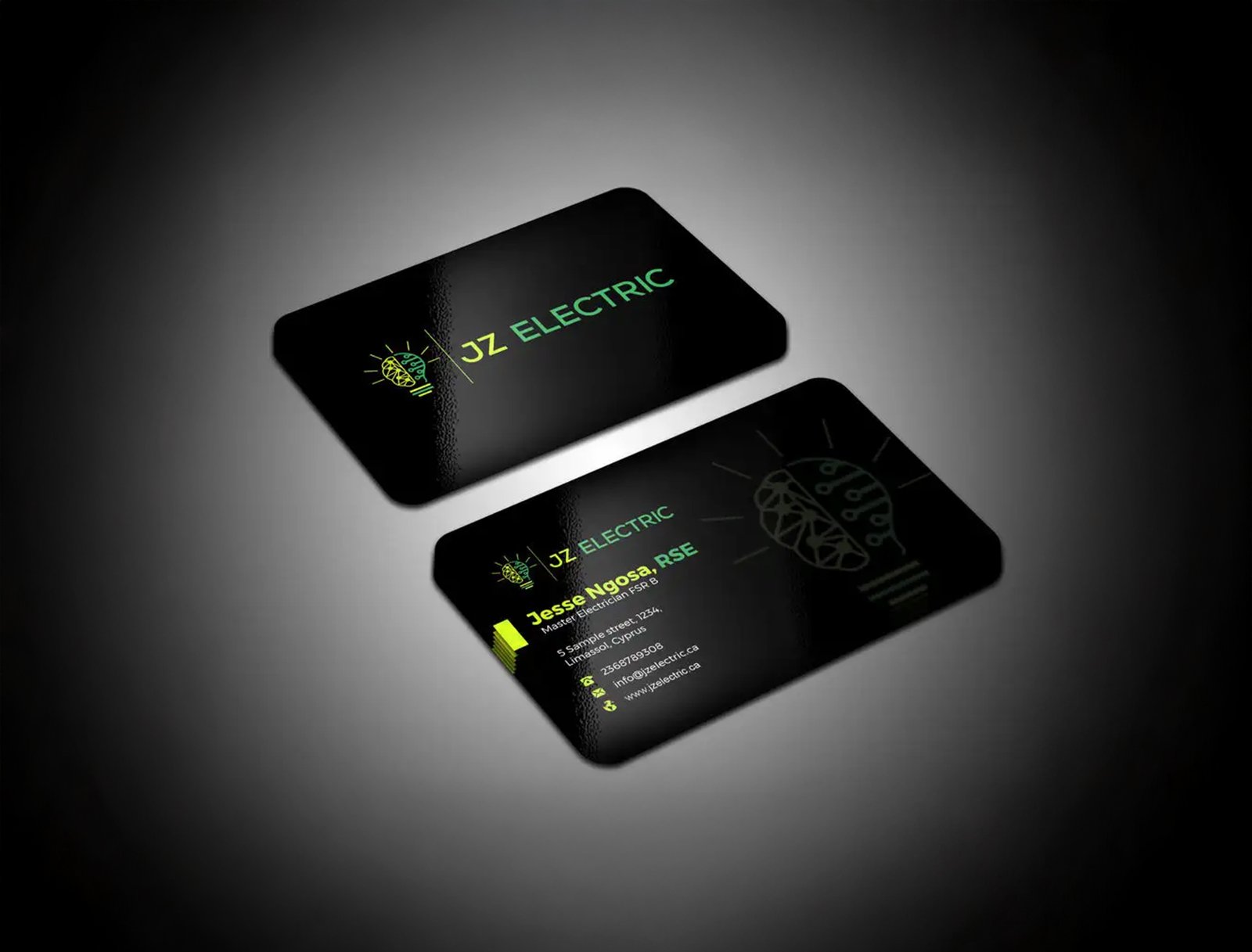 ABUXSS-BUSINESS CARD, 400 GSM, MATT LAMINATION, SPORT UV, ROUND CORNER-2