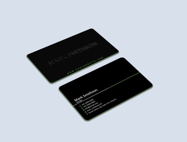 BUSINESS CARD, 400 GSM, MATT LAMINATION, SPORT UV, ROUND CORNER - Image 4