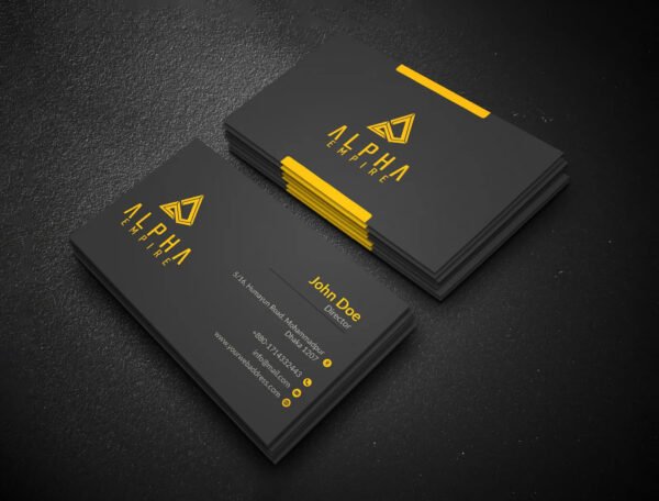 BUSINESS CARD, 400 GSM, WITHOUT LAMINATION - Image 2