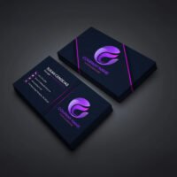 ABUXSS- BUSINESS CARD, 400 GSM, WITH GLOSSY LAMINATION-4