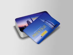 BUSINESS CARD, 760 MIC, ROUND CORNER, SPOT UV, VELVET LAMINATION