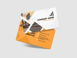 BUSINESS CARD, 350 GSM, ROUNDED CORNER, GOLD FOIL, SPOT UV, VELVET LAMINATION
