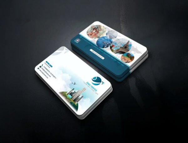 BUSINESS CARD, 760 MIC, ROUNDED CORNER, PETT GLOSSY LAMINATION, - Image 3