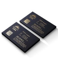 BUSINESS CARD, 400 GSM, GOLD FOIL, MATT LAMINATION-2
