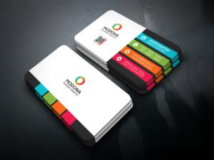 BUSINESS CARD, 400 GSM, ROUNDED CORNER, GLOSSY LAMINATION
