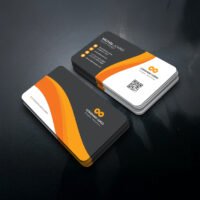 BUSINESS CARD, 400 GSM, ROUNDED CORNER, GLOSSY LAMINATION-3