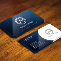 BUSINESS CARD, 400 GSM, ROUNDED CORNER, GLOSSY LAMINATION-4
