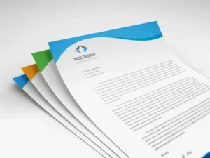 Letterhead Wood Free paper 100gsm