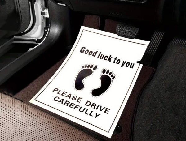 100 GSM Woodfree Paper Car Mat 2 Color Size 42x60 cm - Image 2