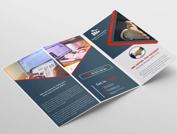 100 GSM Woodfree Brochure (Size: A3 Tryfold) - Image 4