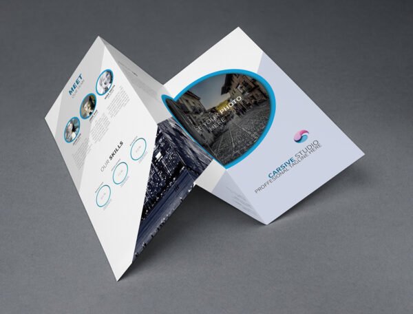 100 GSM Woodfree Brochure (Size: B4 Tryfold) - Image 2