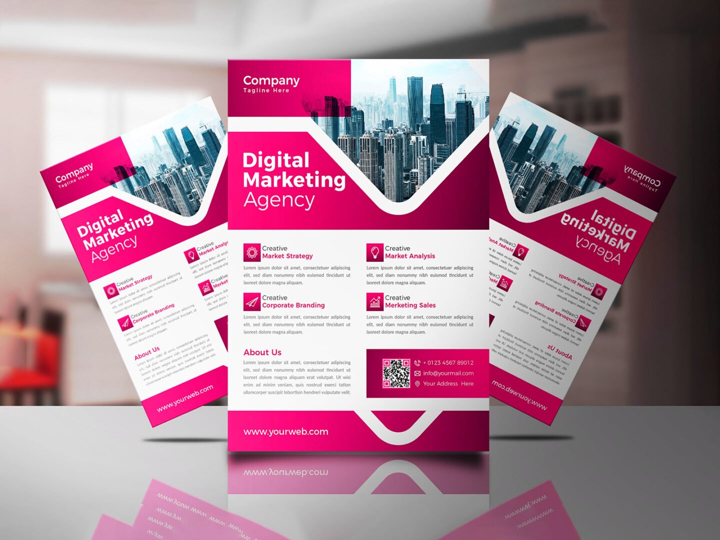 100 GSM Woodfree Flyer (Size: B5)