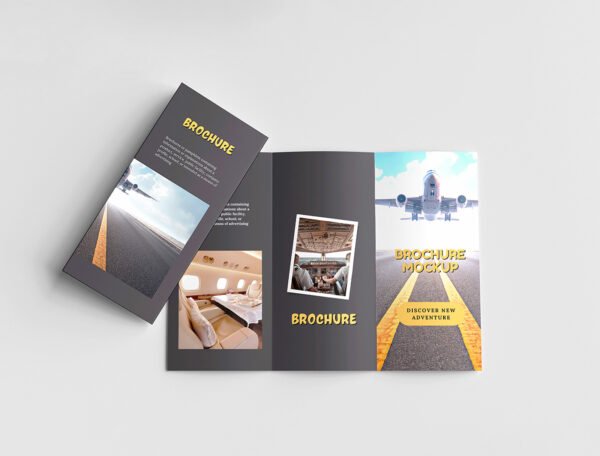 100 GSM Woodfree Paper Brochure (Size: A4 Tryfold) - Image 3