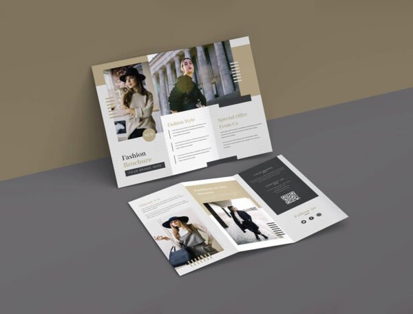 100 GSM Woodfree Paper Brochure (Size: A4 Tryfold) - Image 2