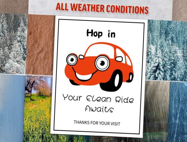 100 GSM Woodfree Paper Car Mat 2 Color Size 30x42 cm - Image 2