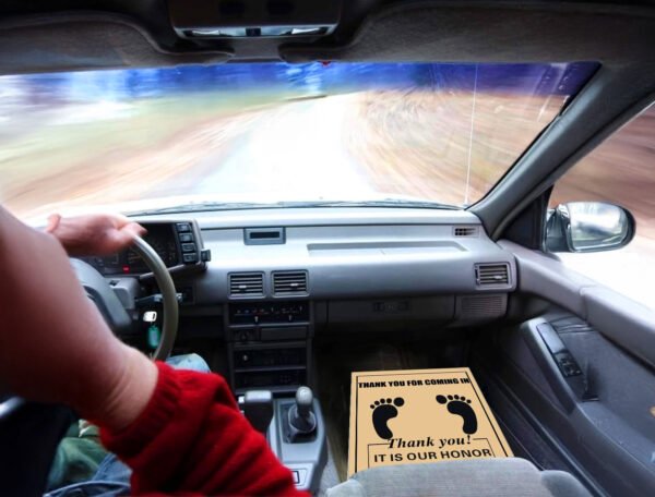 100 GSM Woodfree Paper Car Mat 2 Color Size 34x48 cm - Image 4