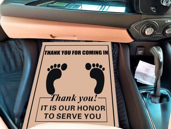 100 GSM Woodfree Paper Car Mat 2 Color Size 48x68 cm - Image 4