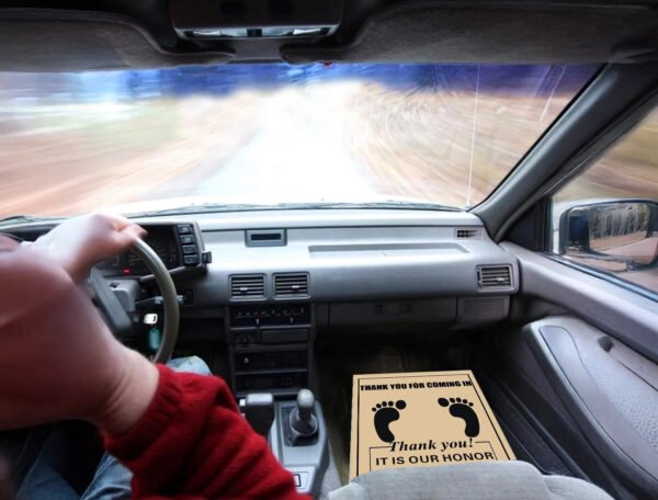 100 GSM Woodfree Paper Car Mat 2 Color Size 48x68 cm - Image 3