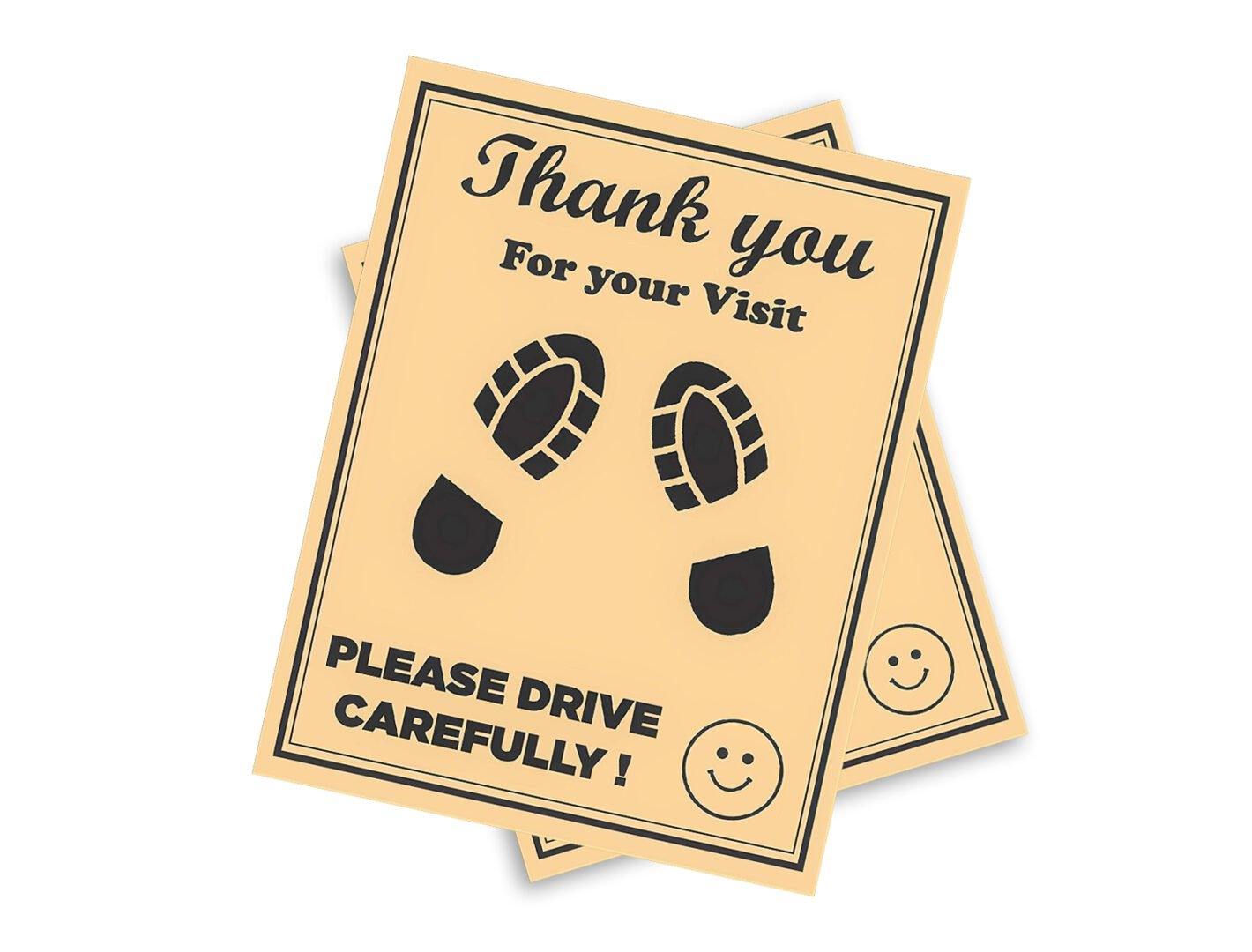 100 GSM Woodfree Paper Car Mat 4 Color Size 30x42 cm