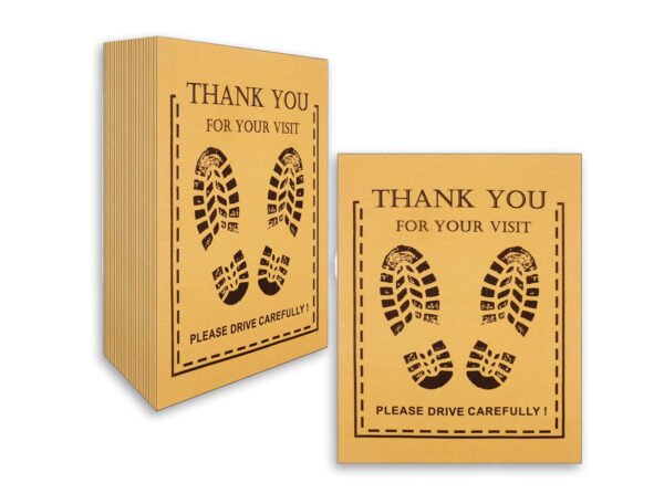 100 GSM Woodfree Paper Car Mat 4 Color Size 48x68 cm - Image 3