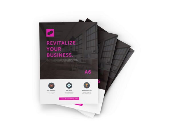 100 GSM Woodfree Paper Flyer (Size: A6) - Image 3
