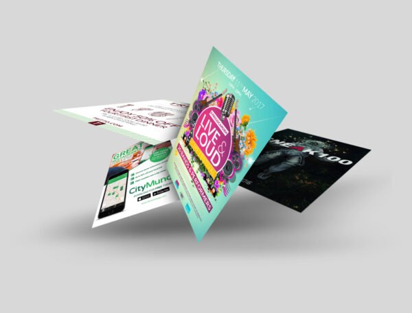 115 GSM Glossy Economy Flyer (Size: A4) - Image 2