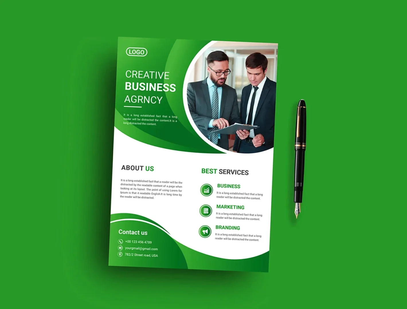 115 GSM Glossy Economy Flyer (Size: A4)