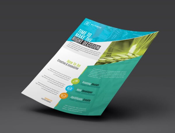 115 GSM Glossy Economy Flyer (Size: A6) - Image 2