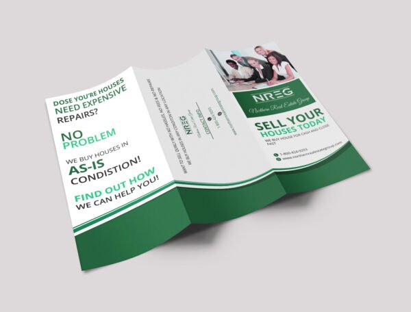 115 GSM Glossy Paper Brochure (Size: A3 Tryfold) - Image 3