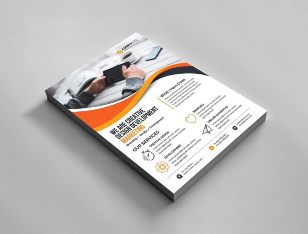 115 GSM Glossy Paper Flyer (Size: A3) - Image 2