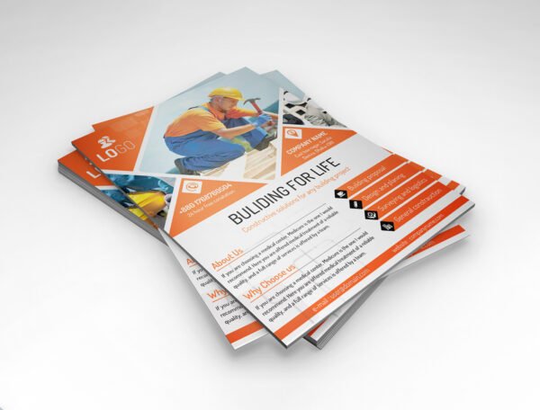 135 GSM Glossy Economy Flyer (Size: A4) - Image 3