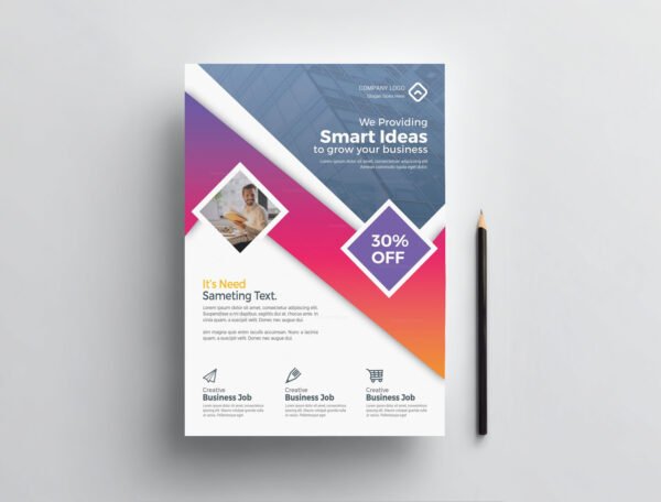 135 GSM Glossy Economy Flyer (Size: B4) - Image 2