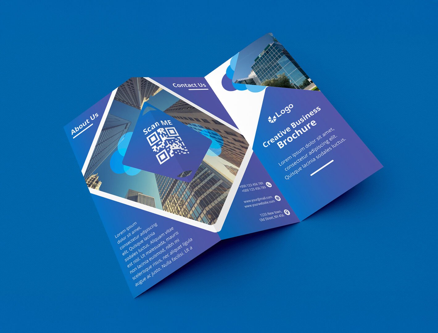 135 GSM Glossy Paper Brochure (Size: A3 Tryfold)