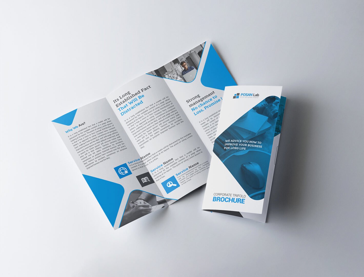 135 GSM Glossy Paper Brochure (Size: B4 Tryfold)