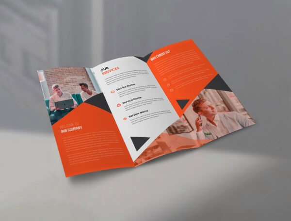 135 GSM Glossy Paper Brochure (Size: B4 Tryfold) - Image 2