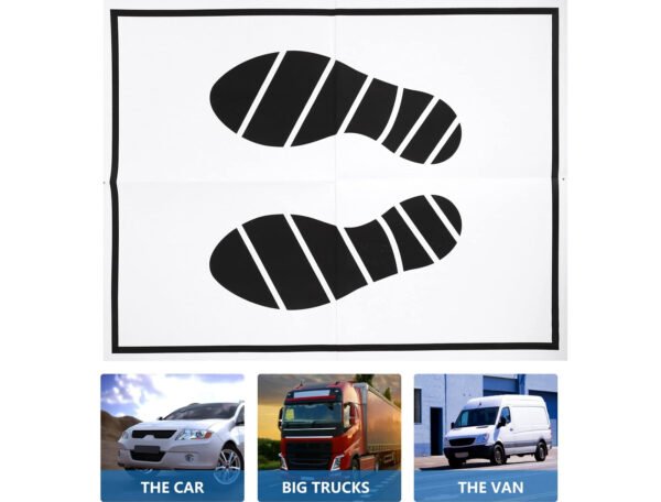 135 GSM Glossy Paper Car Mat 2 Color Size 30x42 cm - Image 2
