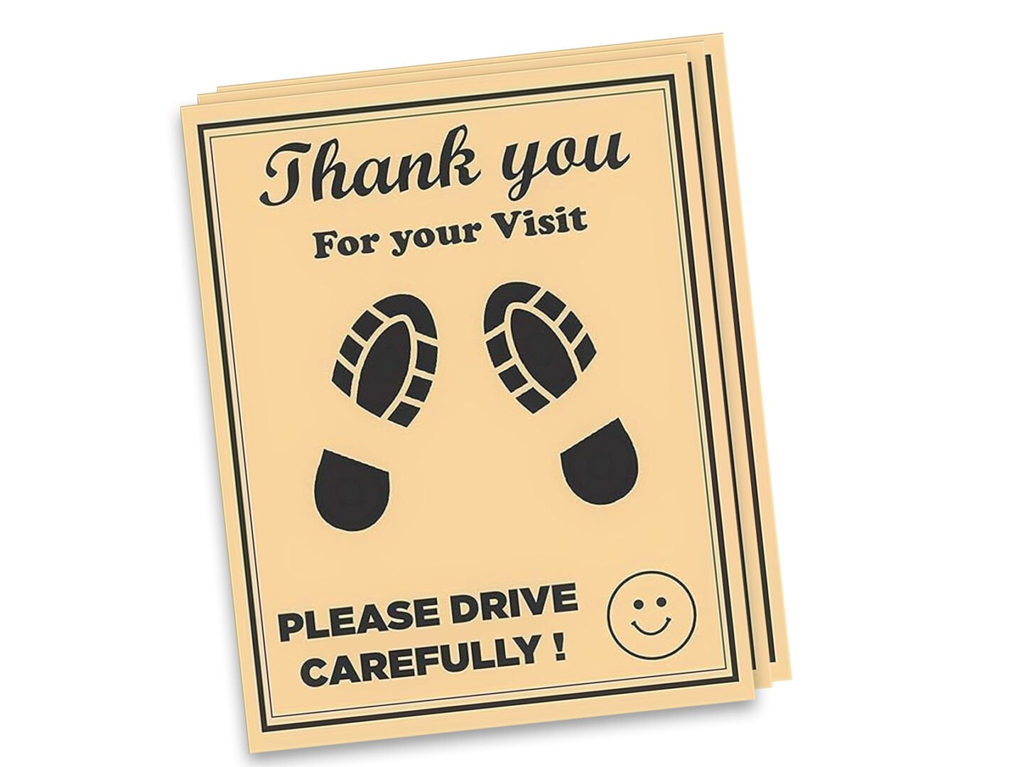 135 GSM Glossy Paper Car Mat 2 Color Size 30x42 cm
