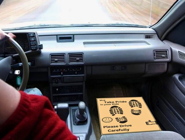 135 GSM Glossy Paper Car Mat 2 Color Size 34x48 cm - Image 4