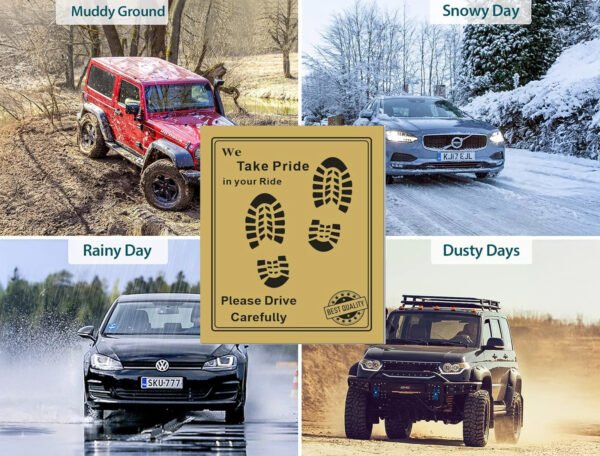 135 GSM Glossy Paper Car Mat 2 Color Size 34x48 cm - Image 3
