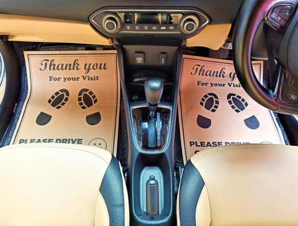 135 GSM Glossy Paper Car Mat 2 Color Size 42x60 cm - Image 3