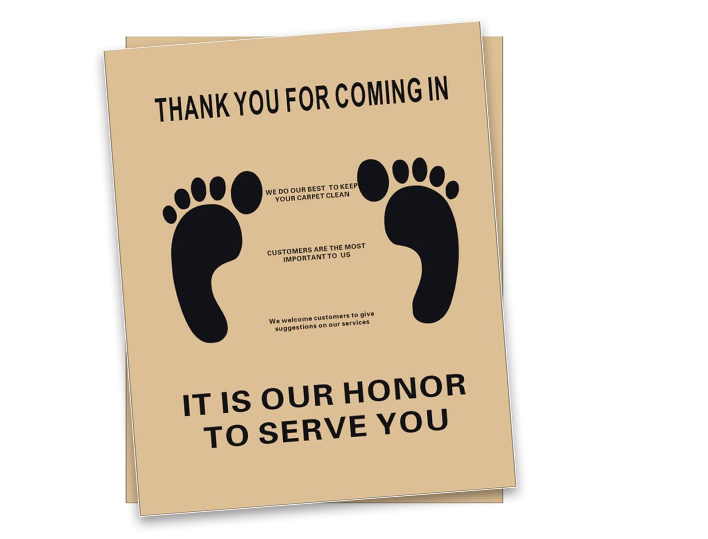 135 GSM Glossy Paper Car Mat 2 Color Size 42x60 cm