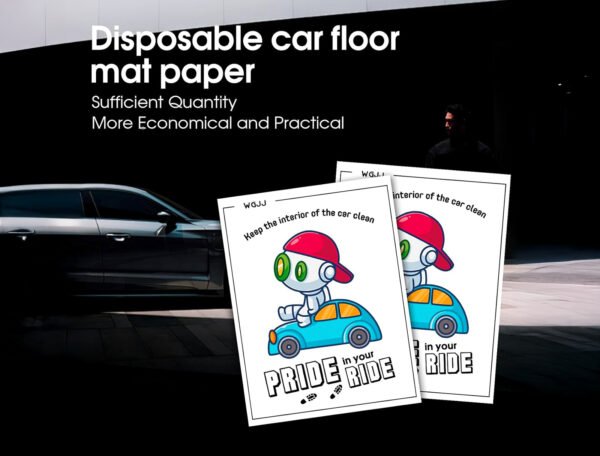 135 GSM Glossy Paper Car Mat 4 Color Size 30x42 cm - Image 2