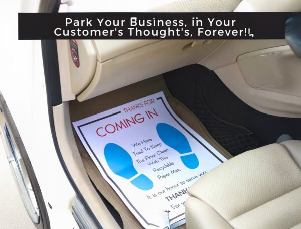 135 GSM Glossy Paper Car Mat 4 Color Size 34x48 cm - Image 3