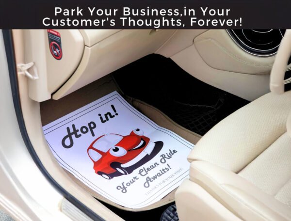 135 GSM Glossy Paper Car Mat 4 Color Size 42x60 cm - Image 3
