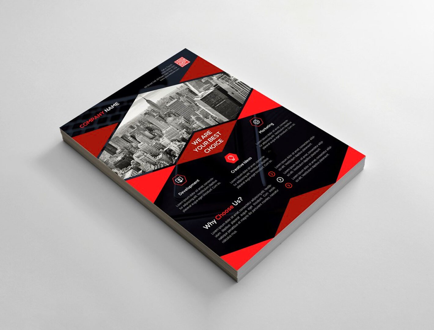 135 GSM Glossy Paper Flyer (Size: A3)