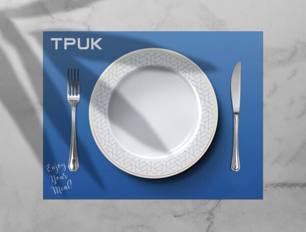 135 GSM Glossy Paper Table Mat  (Size: 34x48cm) 2 Color - Image 2