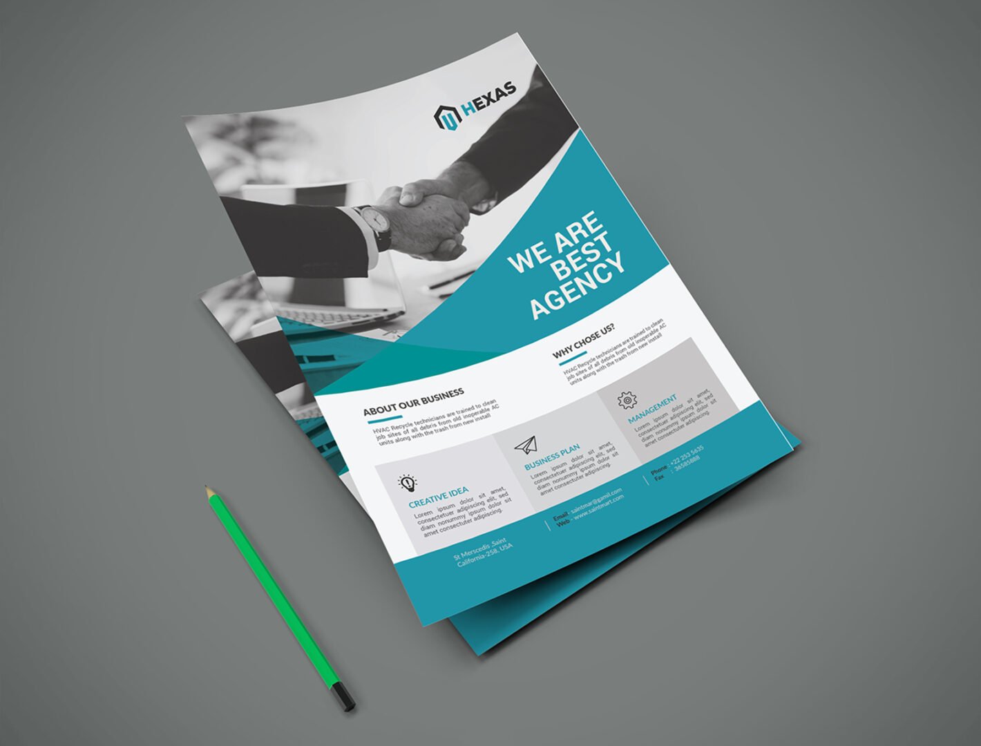 170 GSM Glossy Economy Flyer (Size: A4)